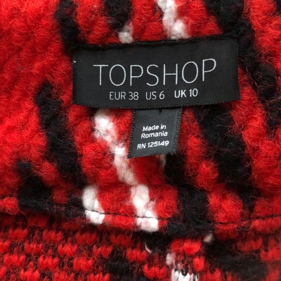 Orange Plaid Skirt - Picture 6 of 9